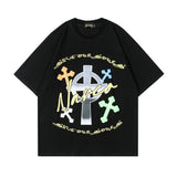 Men T Shirt Hiohip Short Sleeve T-shirt Men and Women Casual