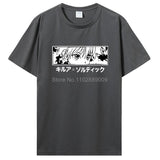 Japan Anime Men's T Shirt Kurapika Harajuku Street Casual