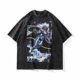 Men T Shirt Cartoon Short Sleeve T-shirt Men and Women Ins Couple Half Sleeve