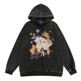 Men Hoodie Animal Printed Hoodie Men's Pullover Top