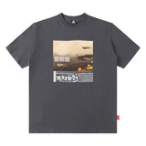 Men T Shirt Printed Short-Sleeved T-shirt Men's Street Idle Style Couple Casual
