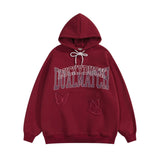 Men Hoodie Butterfly Hoodie Sweater Loose Casual Long Sleeves Pullover