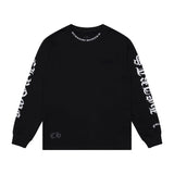 Chh Chrome Heart Long Sleeve Shirt Unisex Fashion Loose Long Sleeve Shirt