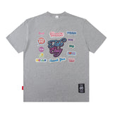Men T Shirt American Street Short-Sleeved T-shirt Men's Loose