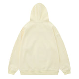 Men Hoodie Cartoon Rabbit Graffiti Printing Sweatshirt