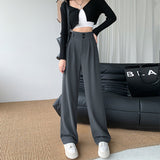 Palazzo Pants High Waist Wide Leg Pants for Women Spring and Autumn Loose Drooping Casual Suit Pants
