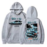 AE86 Auto Printed Hoodie Men's Movie Printed Hoodie Fashion