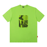 Men T Shirt Hip Hop Print Short Sleeve T-shirt Men and Women All-Matching Cotton