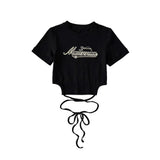 Women T-Shirt Short-Sleeved T-shirt Women's Summer Slim Top