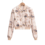 Women Skirt Fall Women's Clothing Printed Jacket Coat Mid-Length Dress Set