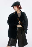 Unisex Jacket Autumn White Washed Denim Jacket Women's Clothing
