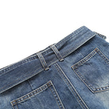 Women Skirt Denim Women's Summer Hip-Wrapped Short Skirt