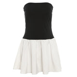 Women Dresses Spring Pleated Slim Fit Dress