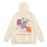 Men Hoodie Letter Printed Hoodie Loose Casual Long Sleeves Pullover Hoodie Men