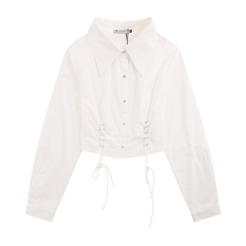Women Long Sleeve Shirt Women's Short Long Sleeve Shirt Women's Casual Autumn