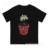 Rap Flower T Shirts for Men  Cotton Funny T-Shirts Round