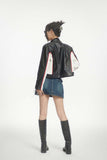 Unisex Jacket Autumn Simplicity High Street Leather Coat