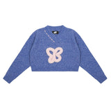 Women Sweater Short Sweater Casual Women's Autumn Long Sleeve