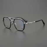CHH Chrome Hearts Glasses Collector's Edition Double Beam Large Frame Ultra Light Pure Titanium Glasses Frame