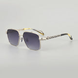 Chrome Hearts Sunglasses Double Beam Titanium Sunglasses