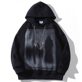 Men Fleece Lined Hoodie Hooded Sweater Men's Winter Clothes Loose Thick Warm Pullover