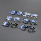 CHH Chrome Hearts Glasses Versatile Vintage Fashion Ultra Light Round Glasses Frame
