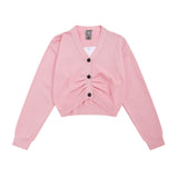 Women Sweater Cardigan Sweater Women's Autumn Leisure Long Sleeve Button