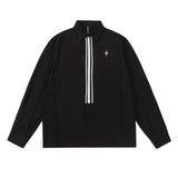Men Long Sleeved T Shirt Vibe Heterochrosis Top Fly Long Sleeve Shirt Men's Spring and Autumn Leisure Loose