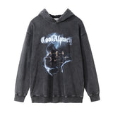 Men Hoodie Hoodie Men's Ins Loose Casual Long Sleeves Ripped Distressed