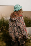 Unisex Jacket Fall Paisley Hooded Coat Women's Clothing
