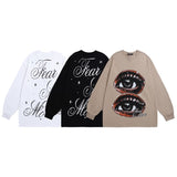 Men Long Sleeve Shirt Printed Long Sleeve Bottoming T-shirt Men and Women Hiphop Idle Style