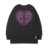 Men Long Sleeve Shirt High Street Sweater Coat Hiphop Long Sleeve T-shirt Autumn