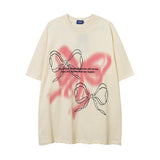 Men T Shirt Short Sleeve T-shirt Men and Women Street Loose Couple