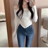 Women Long Sleeve Shirt Women Autumn Undershirt