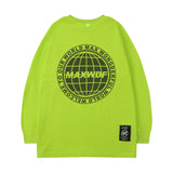 Men Long Sleeve Shirt Logo round Neck Long Sleeve T-shirt Men and Women Street Hip Hop Couple