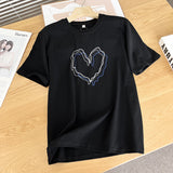 Women's T-Shirt Summer Loose Top T-shirt Short-Sleeved T-shirt