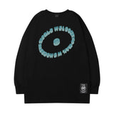 Men Long Sleeve Shirt round Neck Long Sleeve Men and Women Street Loose Casual Hip Hop Couple