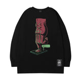 Men Long Sleeve Shirt Men's and Women's Loose Sleeves T-shirt High Street Ins Retro Hip Hop