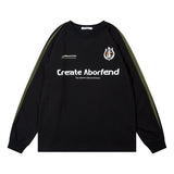 Men Hoodie round Neck Base Sweater Linen Cotton Long Sleeve T-shirt