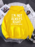 Women's Hoodie Cool Interesting Letters Printed Tops