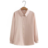 Women T-Shirt Autumn Korean Style All-Matching Casual Shirt