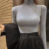 Women's Long Sleeve Shirt Top for Autumn and Winter