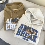 Men Hoodie Sweater Men's Spring and Autumn Winter Coat Hooded Top