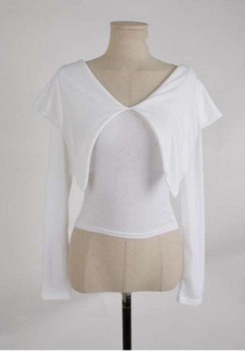 Women Long Sleeve Shirt Women's Short Slim Fit Slim and Sexy