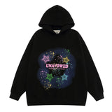 Men Hoodie Printed Sweater Men Vibe Loose Long-Sleeve Hooded Pullover
