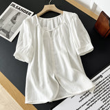 Women T-Shirt Short-Sleeved Shirt Women's Summer Loose Top