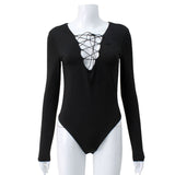 Women Jumpsuit Long Sleeve Sexy Jumpsuit Top