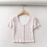 Women T-Shirt Summer Knitted Bottoming Shirt
