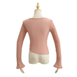 Women T-Shirt Autumn Pure Desire Style Long Sleeve Temperament Top
