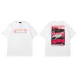 Men T Shirt Sweet Cool Bunny Printed Short Sleeve T-shirt Men and Women Couple Retro